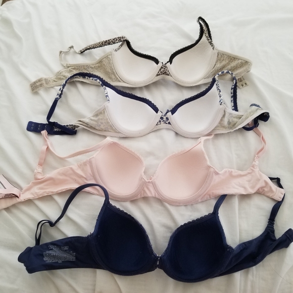 Victoria's Secret lined Demi Body By Victoria Bundle Bulk 32b 34a Leopard Lace - Picture 2 of 5